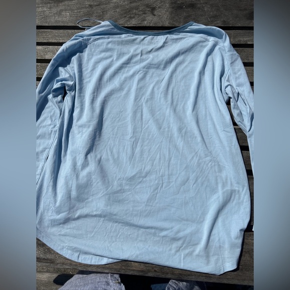 Pendleton Shirt Women’s M Blue Henley Long Sleeve T Shirt - Picture 5 of 5
